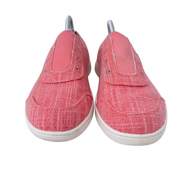 Spenco Santa Maria Slip On Sneakers Womens Size 10 Pink Canvas Low Top Round Toe - Picture 4 of 10